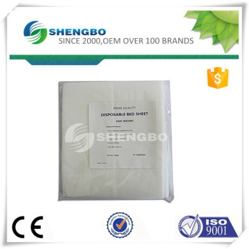 MADE IN CHINA Disposable nonwoven bedsheets 80*180cm WHITE